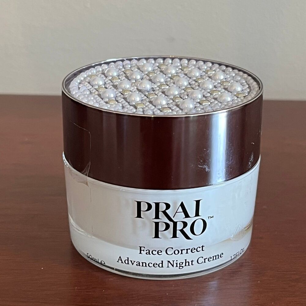 PRAI PRO Face Correct Wrinkle Night Creme 1.7oz 50 mL NEW SEALED